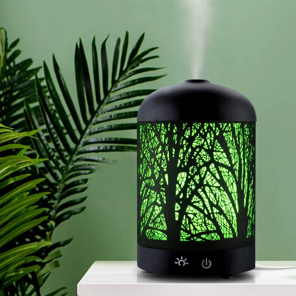 DEVANTI Aroma Diffuser Aromatherapy LED Night Light Iron Air